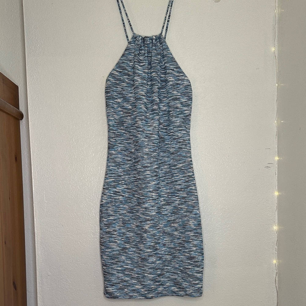 White Fox Boutique blue mini dress
